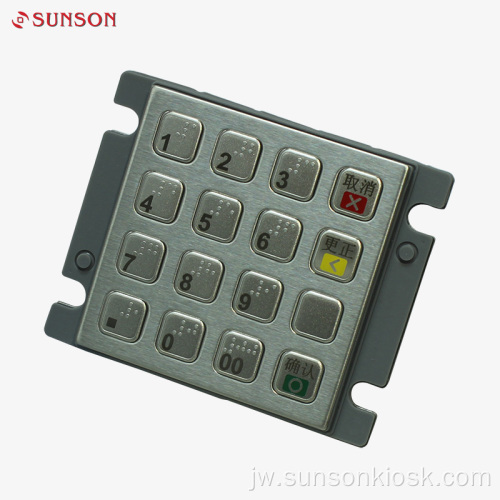 AES Approved Encryption PIN pad kanggo Vending Machine